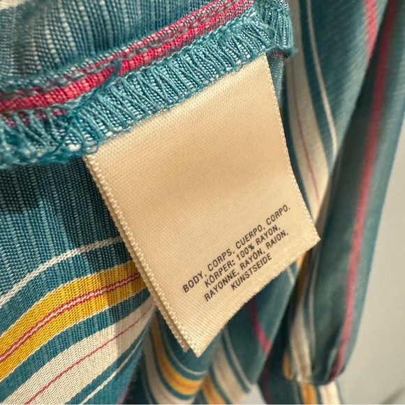 NEW Maeve by Anthropologie Brenda Striped Peasant Blouse, Size S - Picture 12 of 12